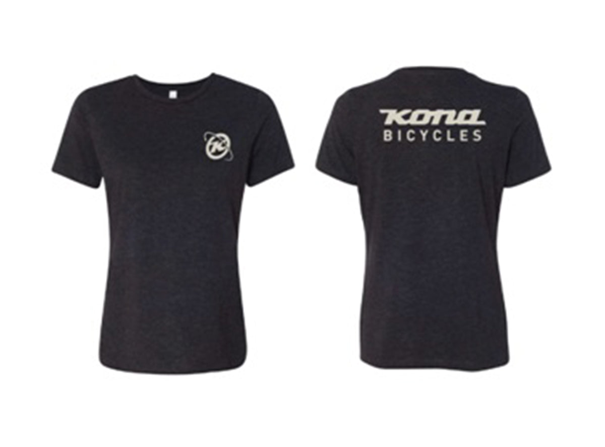 Kona Orbit Tee - Womens - Black Heather Black Small