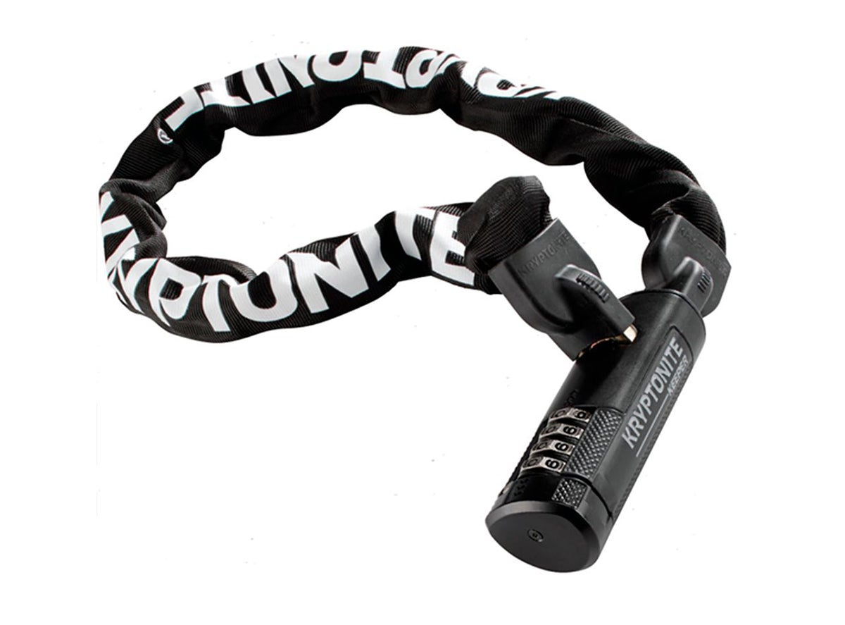 Kryptonite Keeper 712 Chain Lock - Combination - Black Black 3.93'