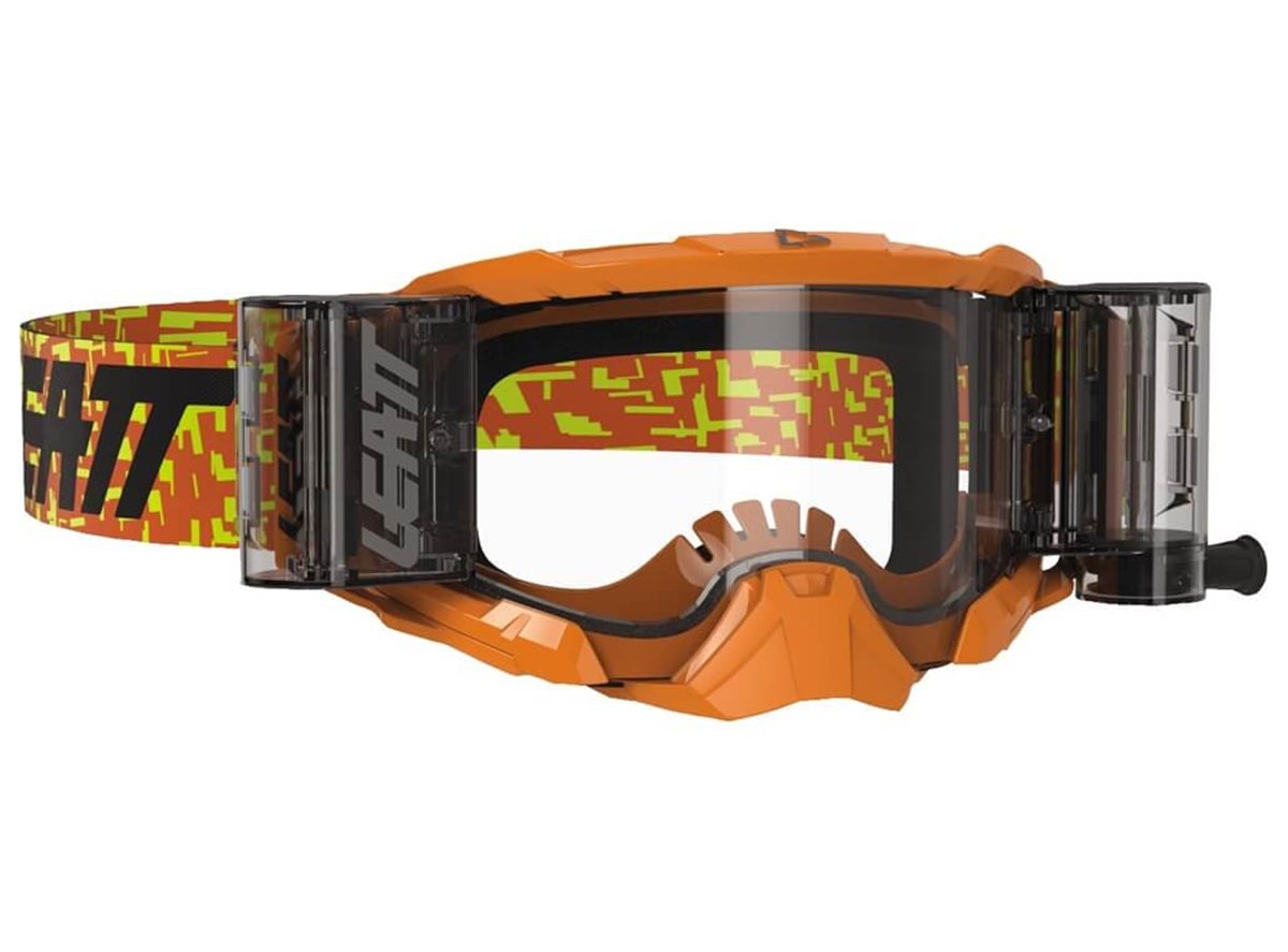 Leatt Velocity 5.5 Roll-Off Goggle - Neon Orange - 2020 Neon Orange Clear - 83% Lens