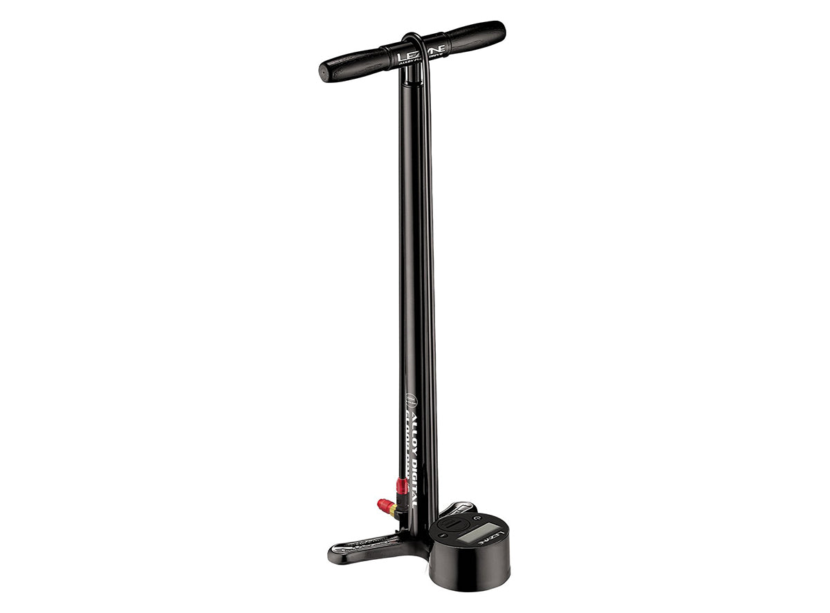 Lezyne Alloy Digital Drive 3.5 Floor Pump Black - Hi Gloss Presta / Schrader