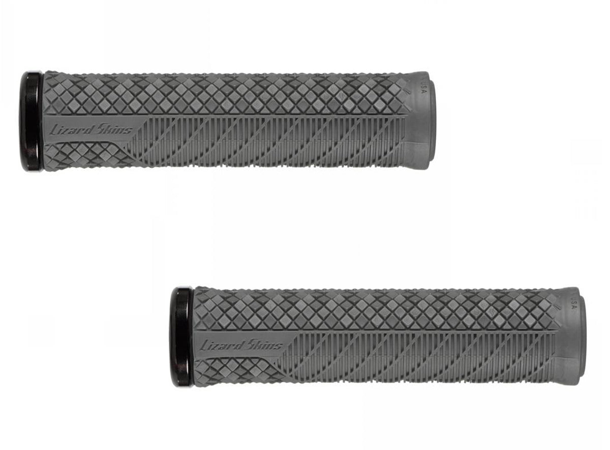 Lizard Skins Charger Evo Single-Sided Lock-On Grips - Graphite Graphite