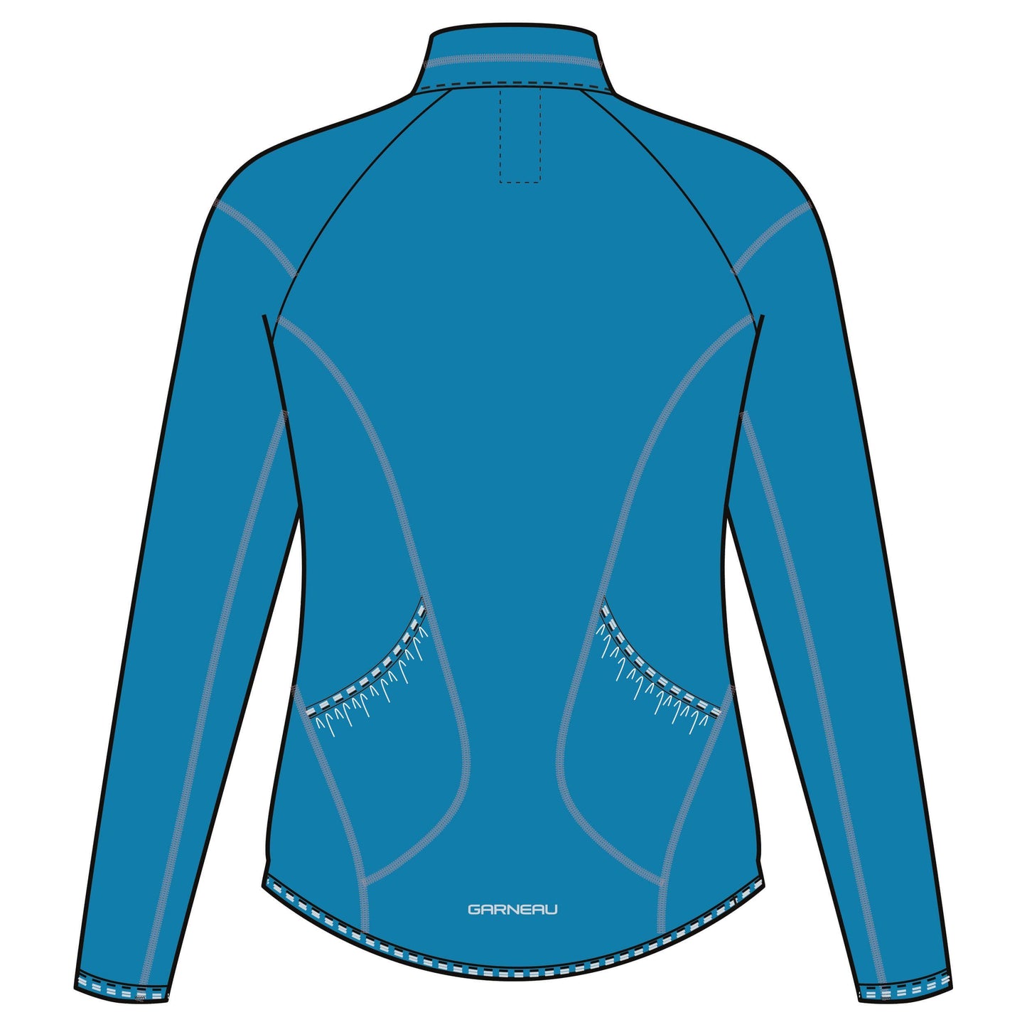 Louis Garneau Edge 2 Long Sleeve Road Jersey - Womens - Blue Hawa