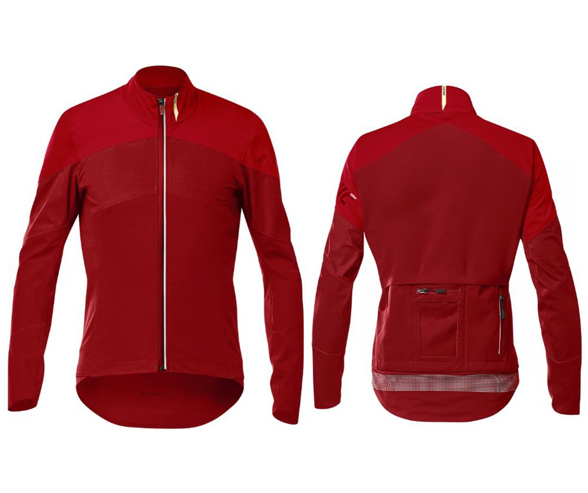 Mavic Cosmic Pro Softshell Cycling Jacket - Red Red Small