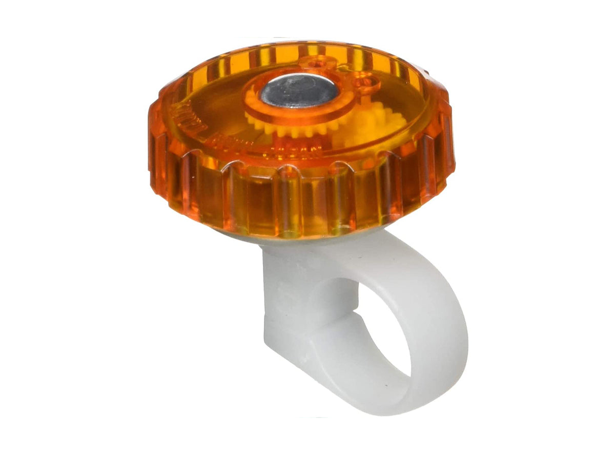 Mirrycle Incredibell Jellibell - Translucent Orange Translucent Orange Fits 21.0 to 22.5 mm Handlebars