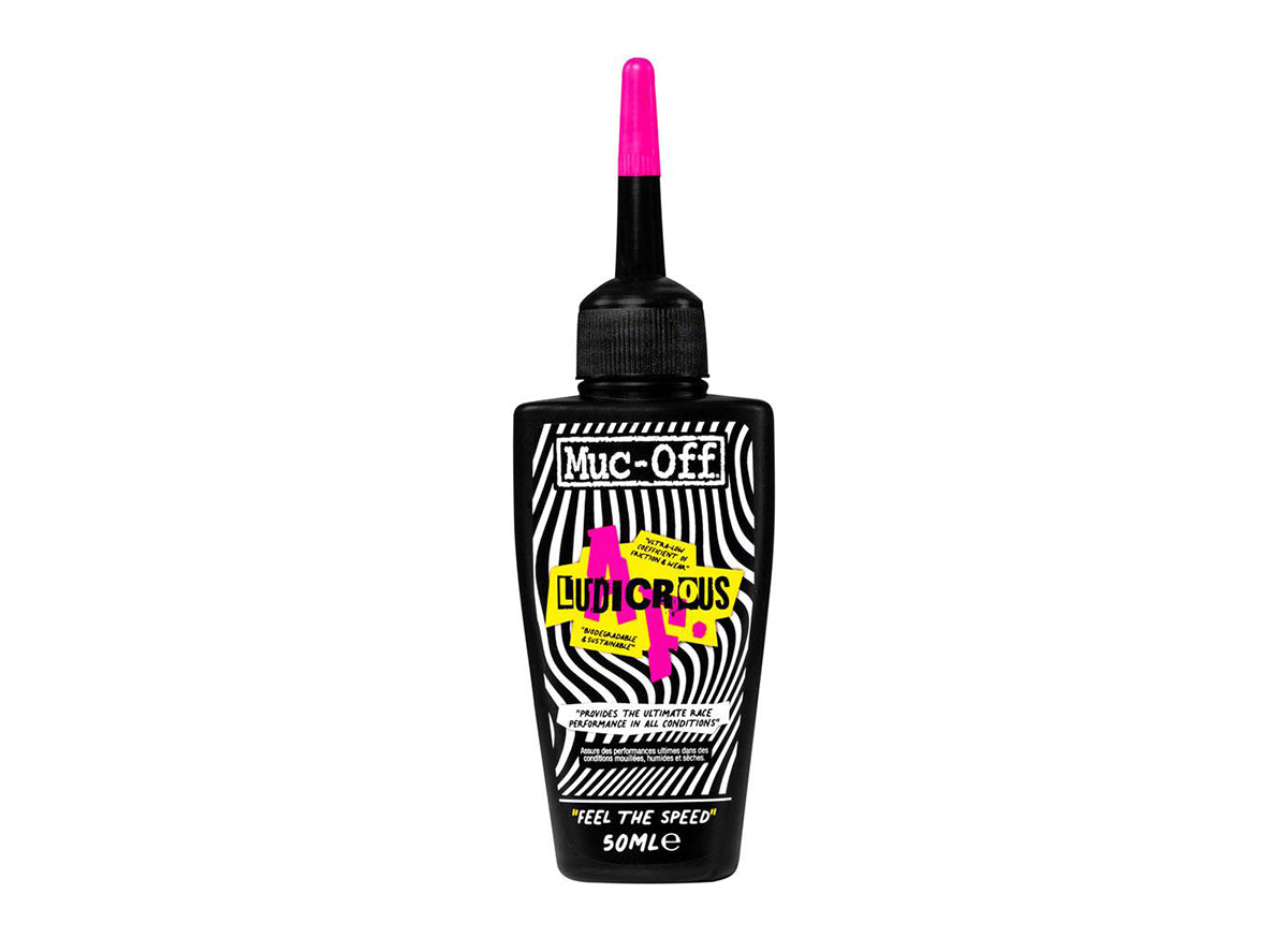 Muc-Off Ludicrous AF Bike Chain Race Lube Black - Pink 50ml Drip