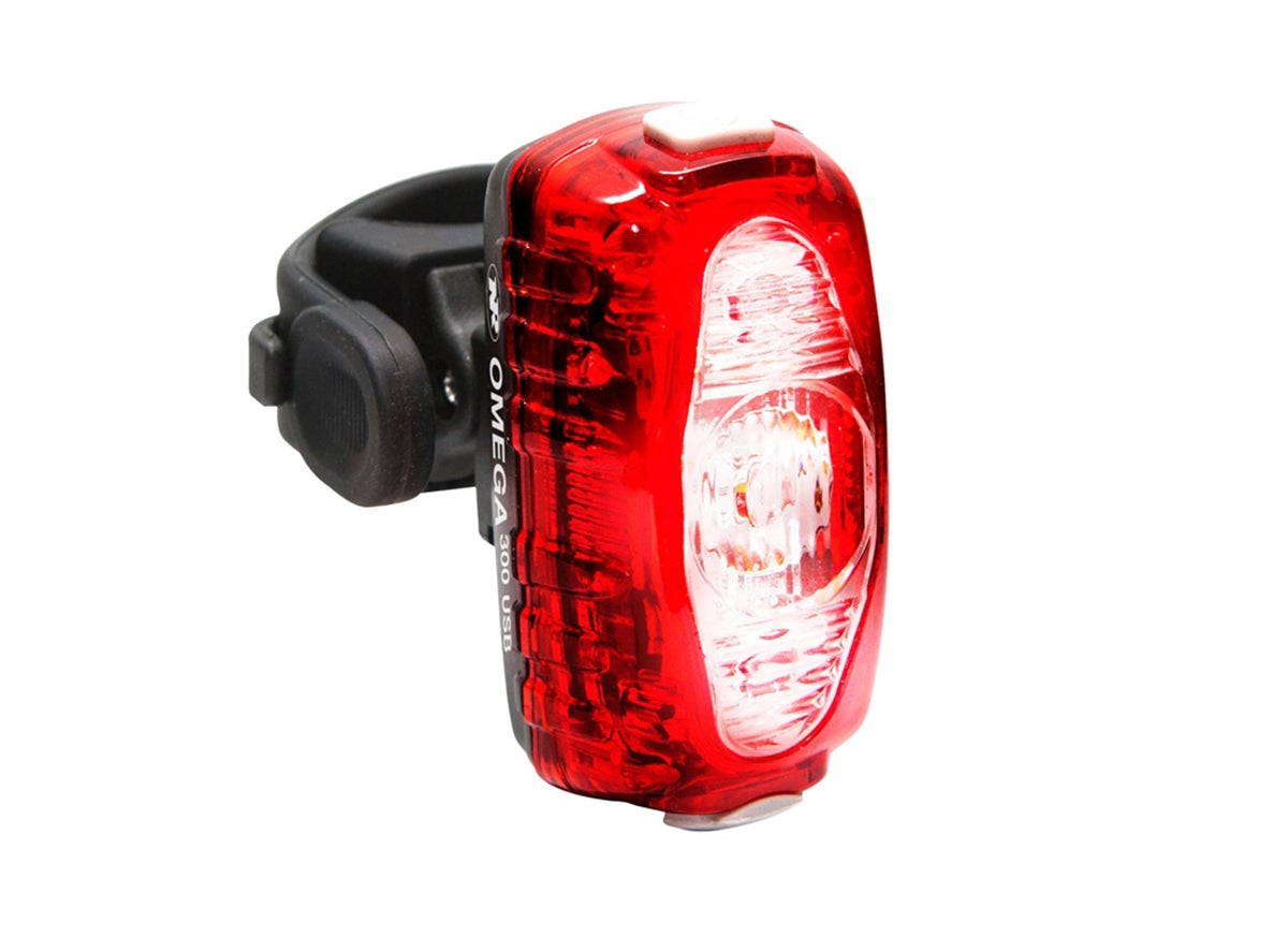 NiteRider Omega EVO 300 Rear Light with NiteLink - Black-Red Black - Red
