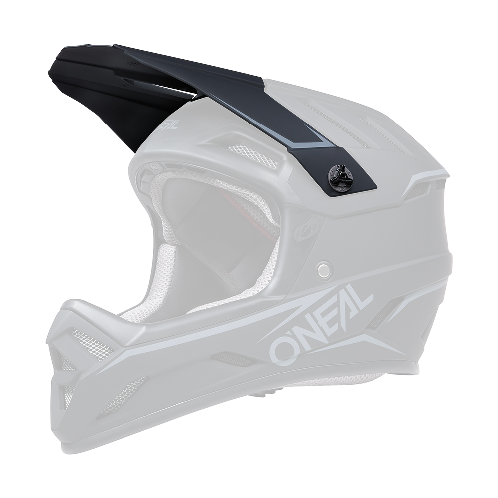 O'Neal Backflip Replacement Visor - Solid - Black Black