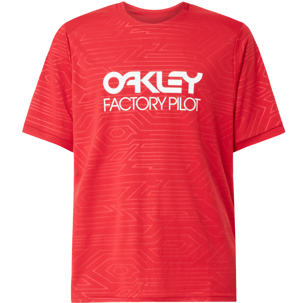 Oakley Pipeline Short Sleeve Trail Tee - Red Line - 2021 Red Line X-Small