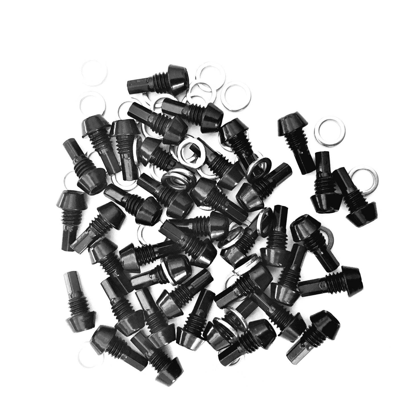 OneUp Aluminum Pedal Pin and Washer Kit Black