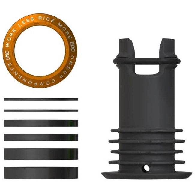 OneUp EDC Tool System Top Cap - Orange Orange