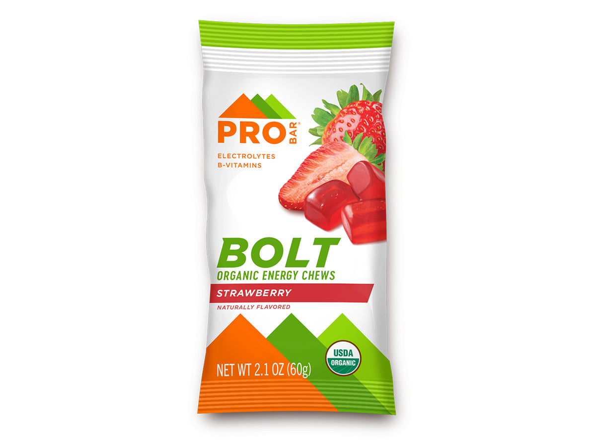 PROBAR Bolt Organic Energy Chews - Strawberry Single Pack