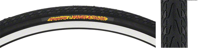 Panaracer Pasela 700c Wire Commuting/Touring Tire - Black Black 25c