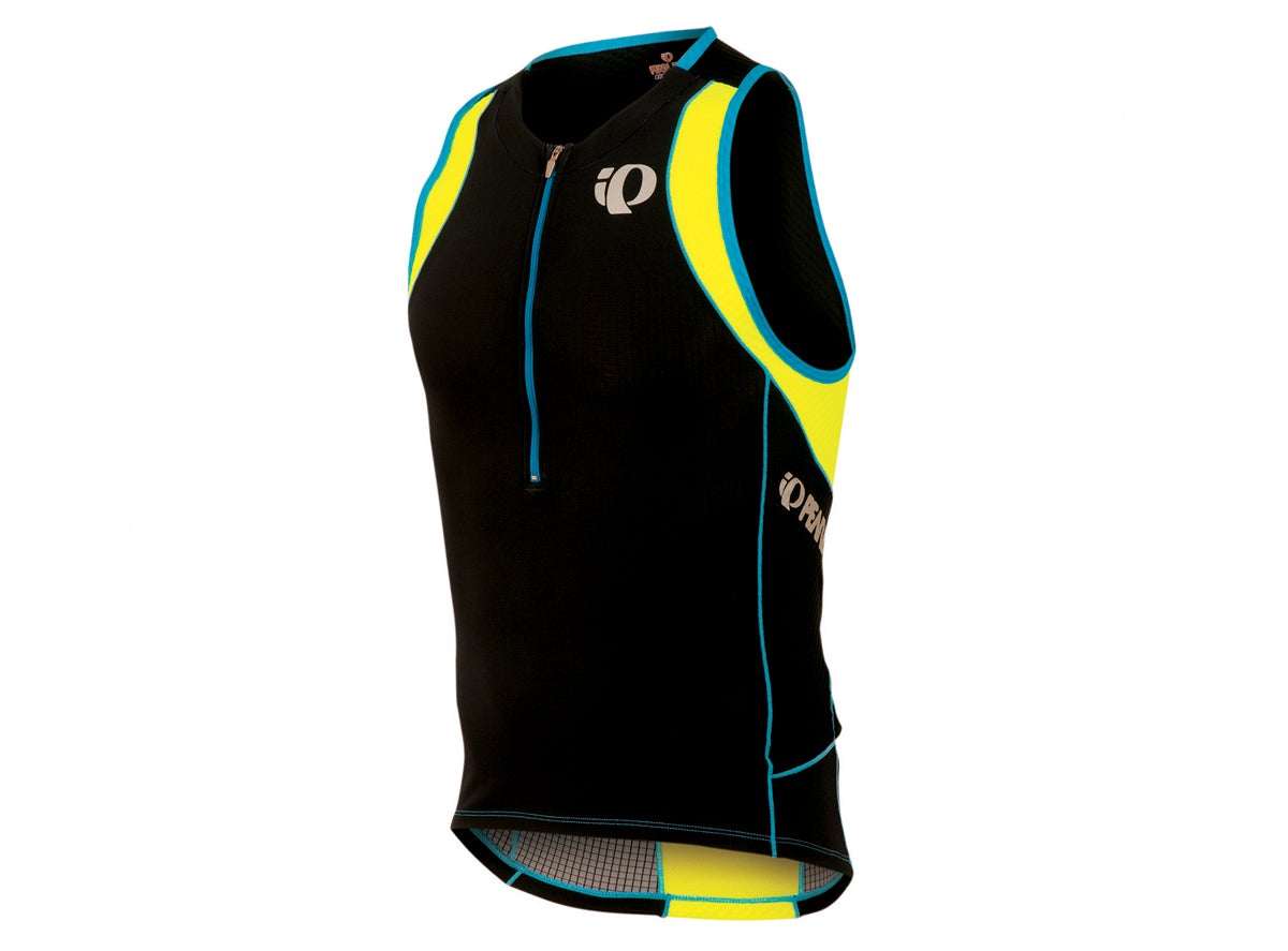 Pearl Izumi Elite InRCool Tri Singlet - Black-Screaming Yellow Black - Screaming Yellow Medium