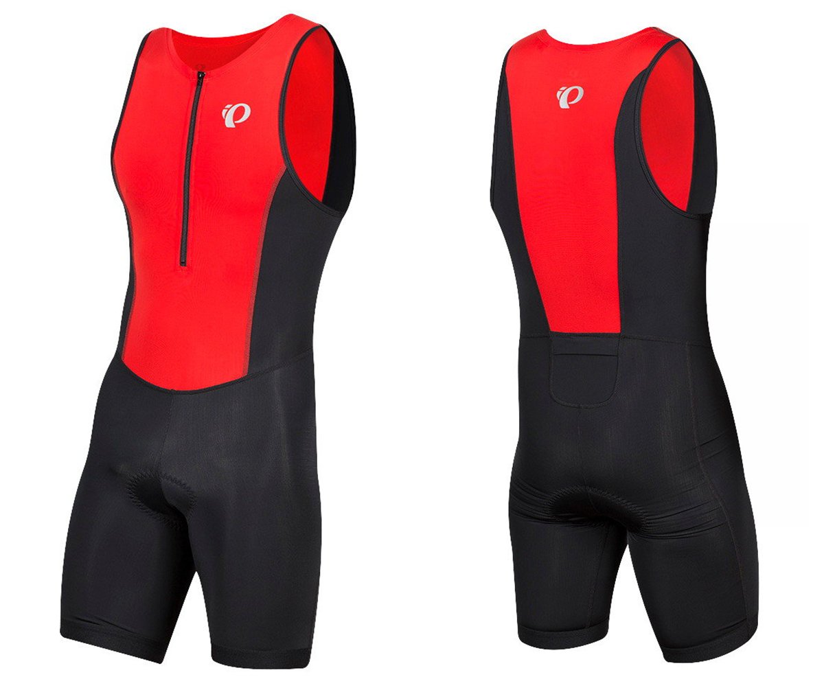 Pearl Izumi Select Pursuit TRI Suit - Black-Torch Red Black - Torch Red X-Small