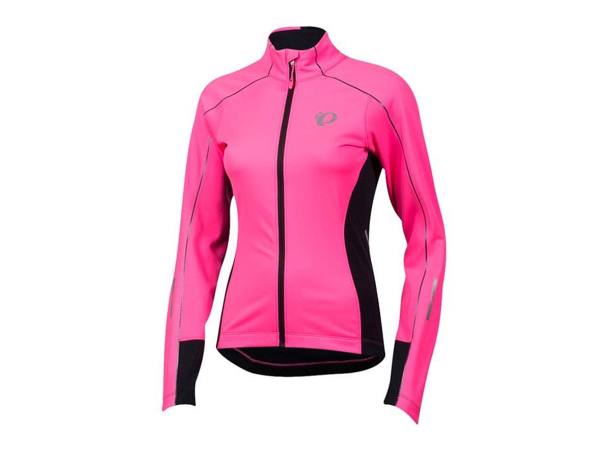 Pearl Izumi Elite Pursuit Softshell Cycling Jacket - Womens - Screaming Pink-Black Screaming Pink - Black Small