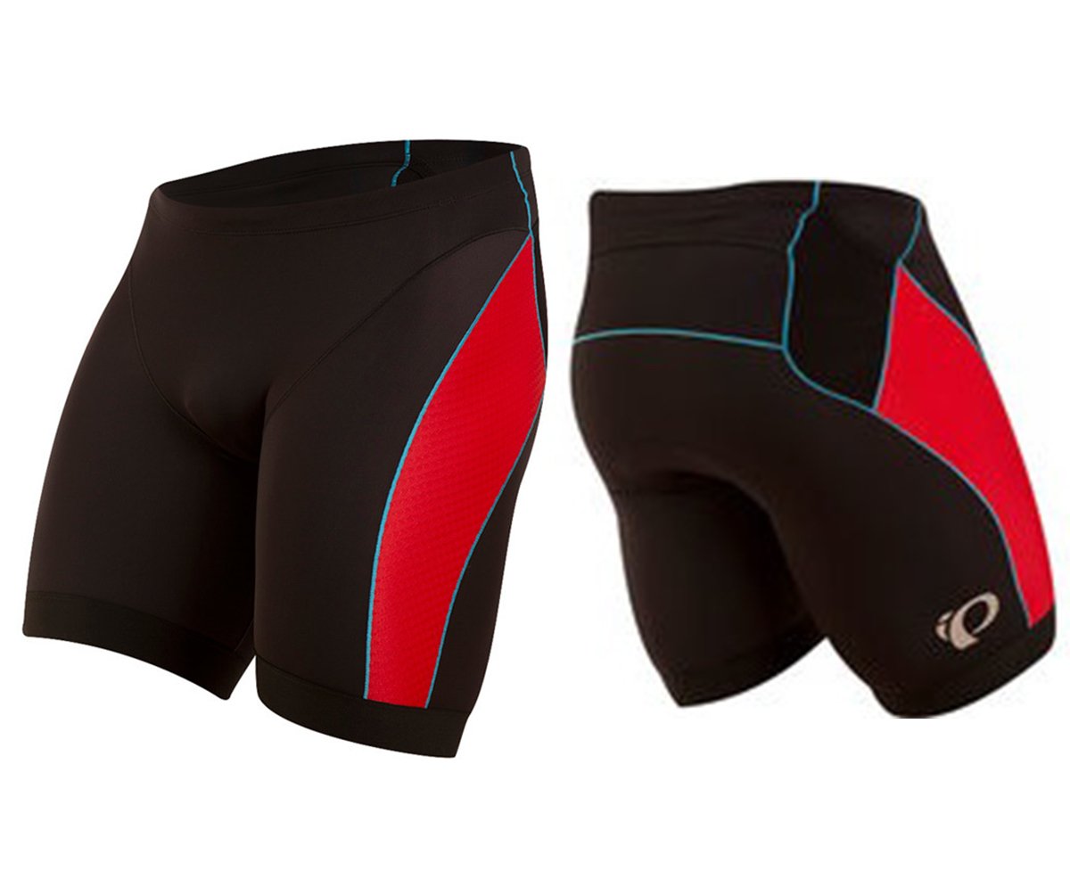 Pearl Izumi Elite Pursuit Tri Short - Black-True Red Black - True Red Small