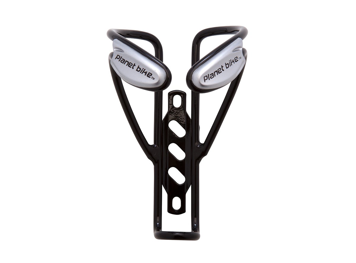 Planet Bike Button Water Bottle Cage - Black Black