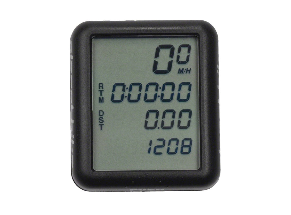 Planet Bike Protégé 5.0 Wired Cycle Computer - 5 Function Black