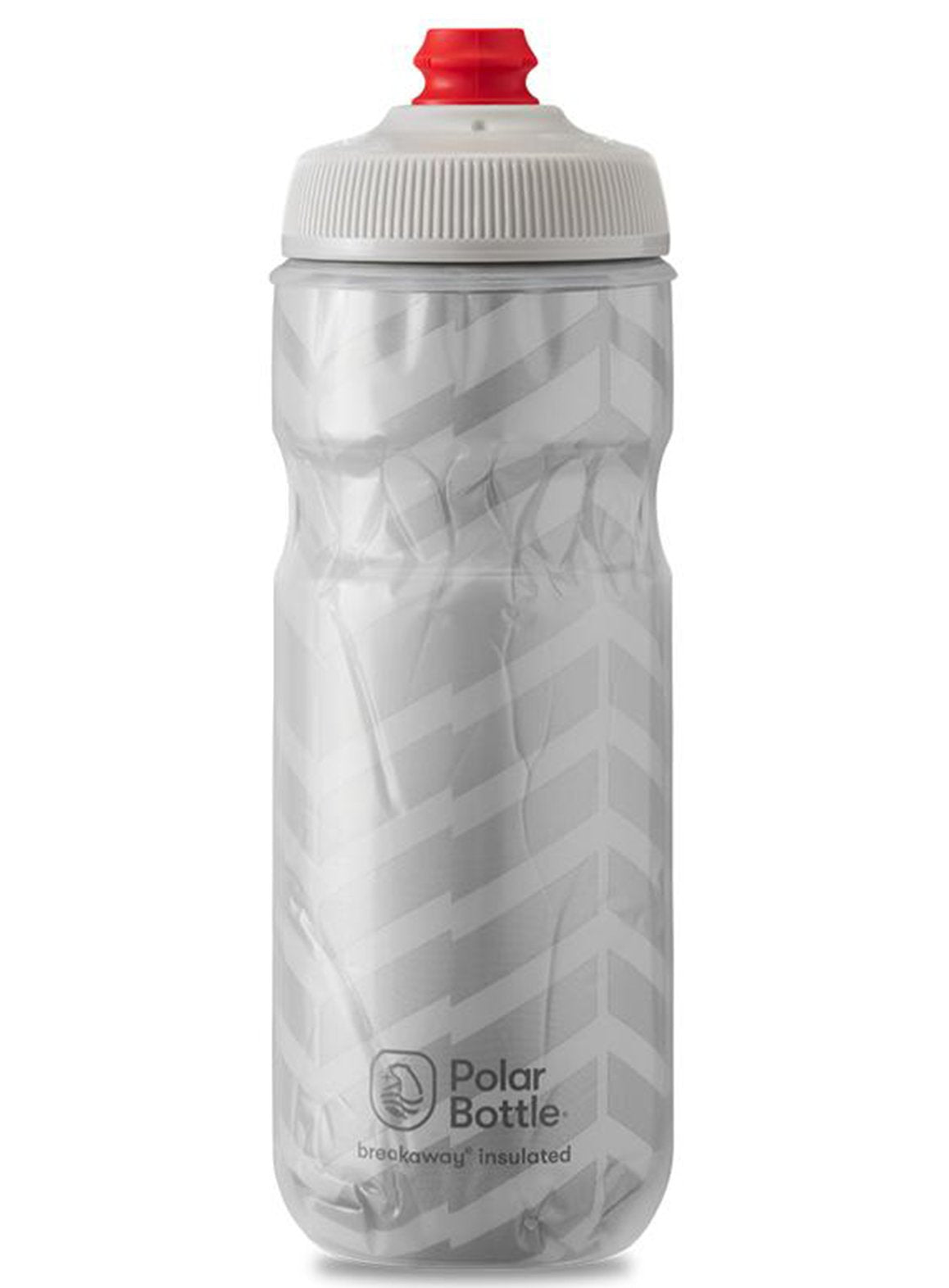Polar Bottle Breakaway Bolt Insulated Water Bottle - 20oz - White-Silver White - Silver
