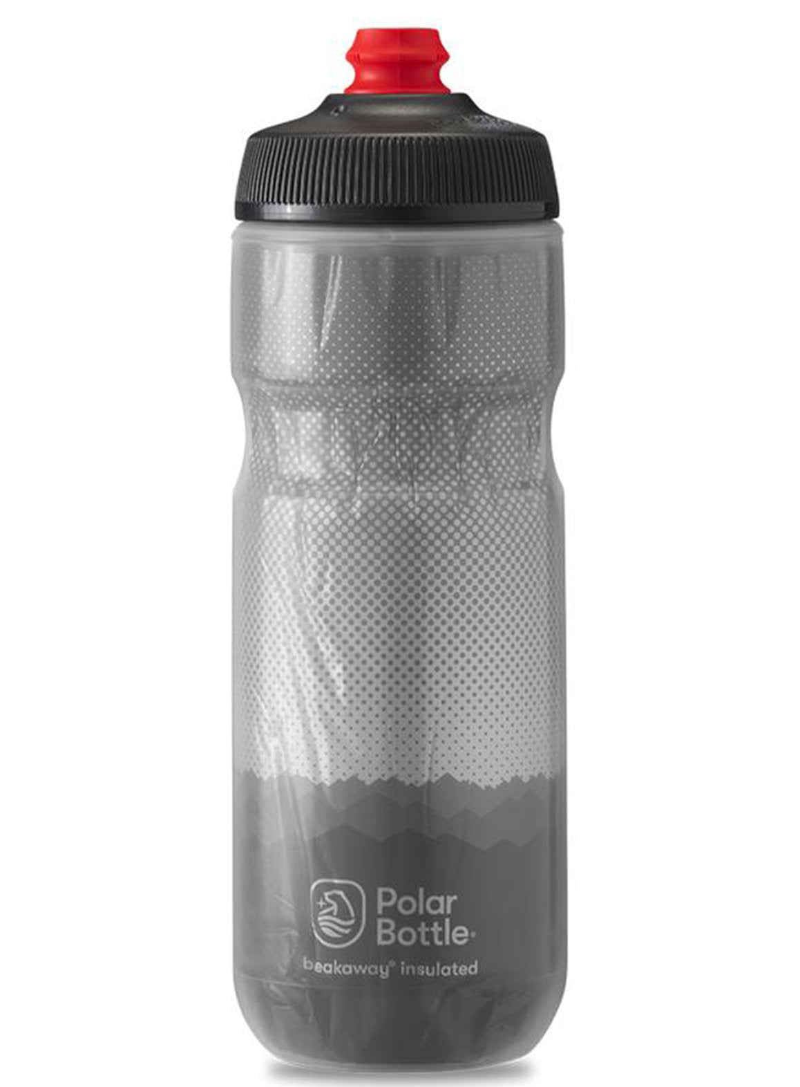 Polar Bottle Breakaway Ridge Insulated Water Bottle - 20oz - Charcoal-Silver Charcoal - Silver