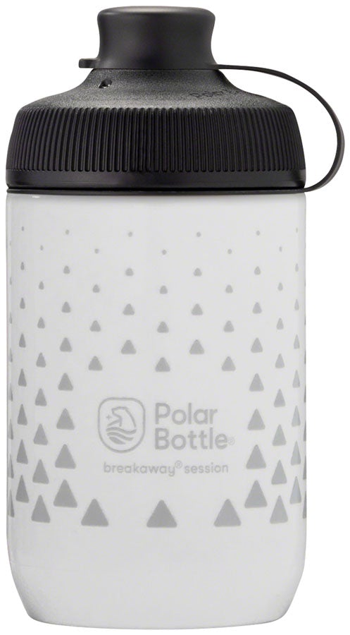 Polar Bottle Session Muck Apex Water Bottle - 15oz - White-Charcoal White - Charcoal