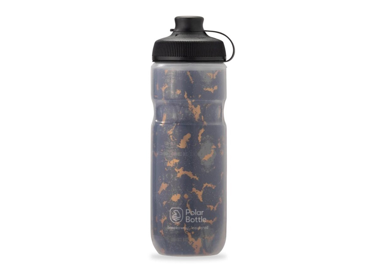 Polar Bottles Breakaway® Muck Insulated Shatter Water Bottle - 20oz - Charcoal-Copper Charcoal - Copper