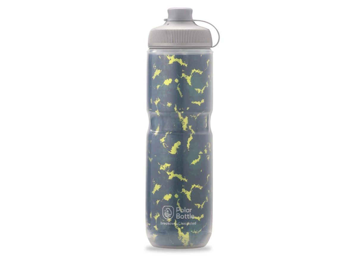 Polar Bottles Breakaway® Muck Insulated Shatter Water Bottle - 24oz - Forest-Lightning Forest - Lightning