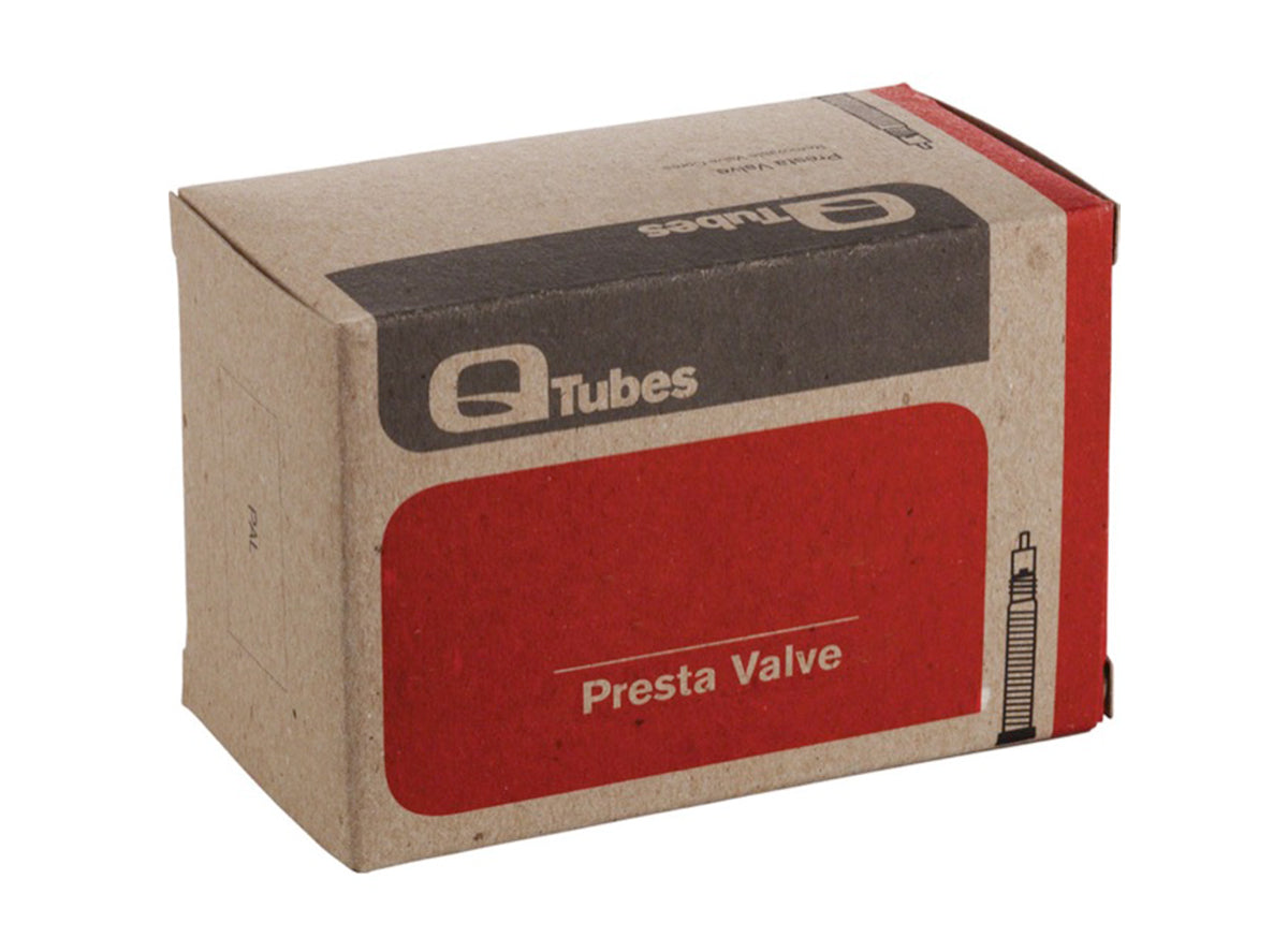 Q-Tubes 700c Presta Tube Black 18 - 23c 32mm Valve - Presta