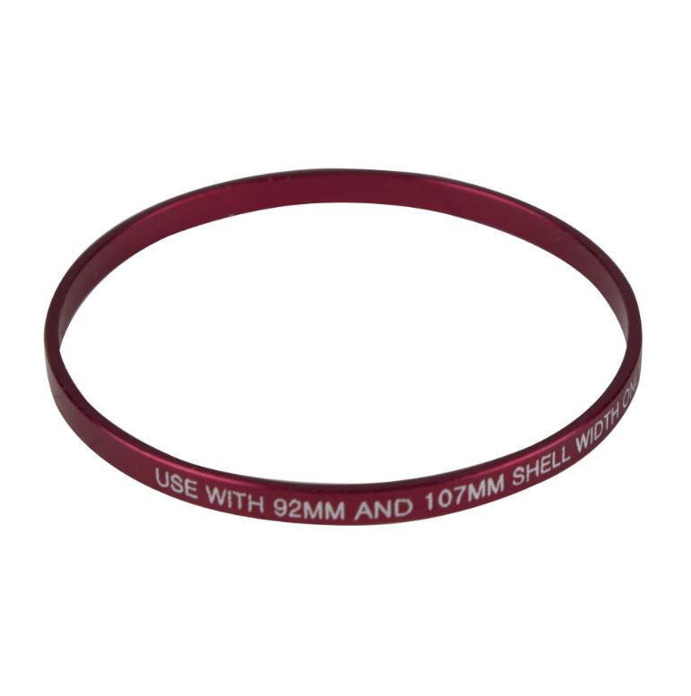Race Face Cinch Bottom Bracket Sleeve Spacer - BB92 Red