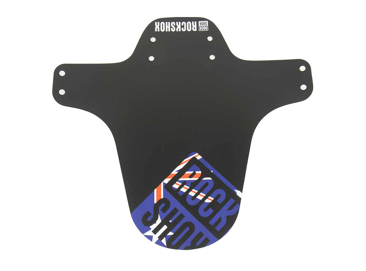 RockShox Universal MTB Flag Fender - Australia Flag Black