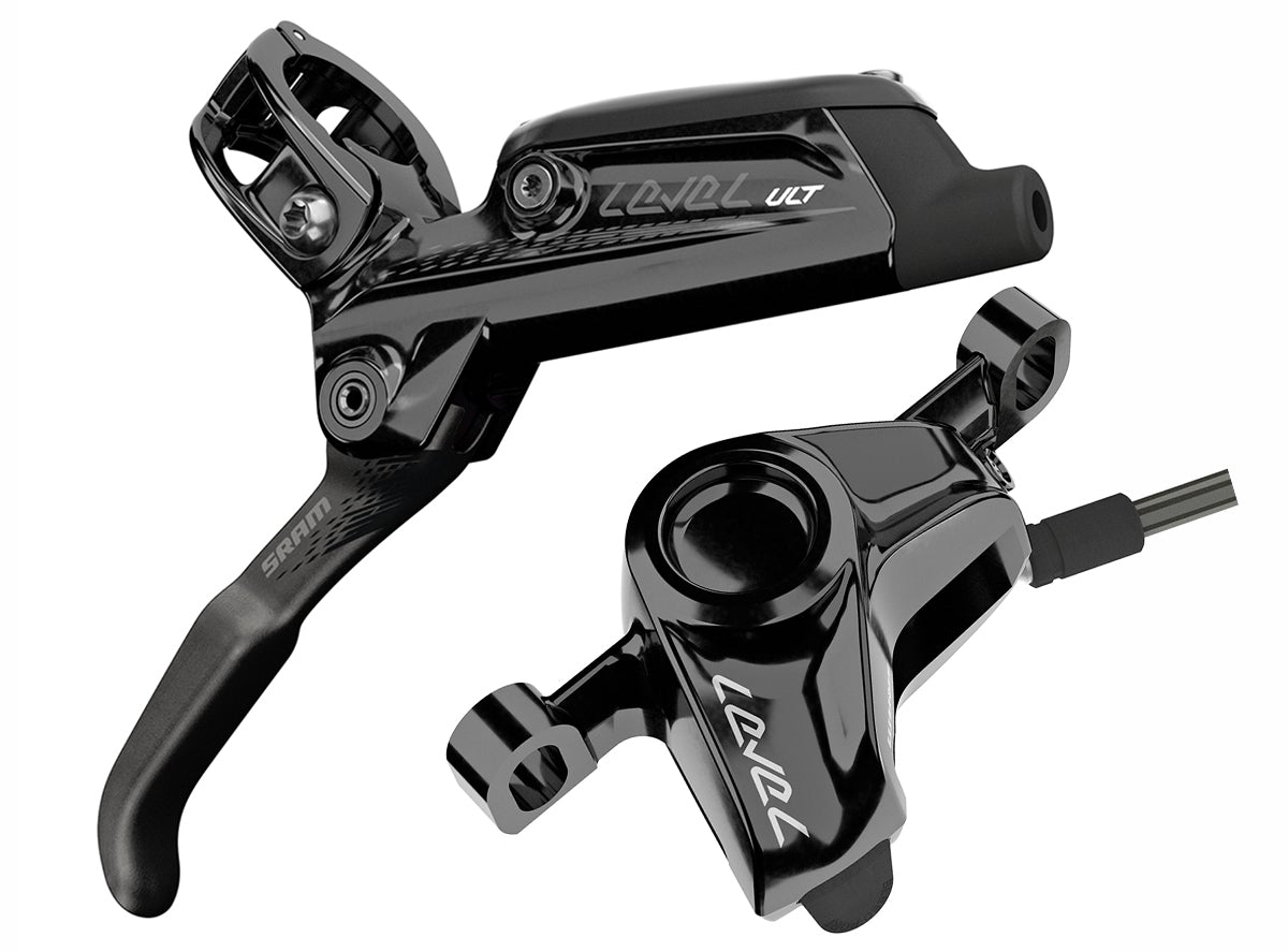 SRAM Level Ultimate Disc Brake - With Ti Hardware - Front - Anodised Black Anodised Black