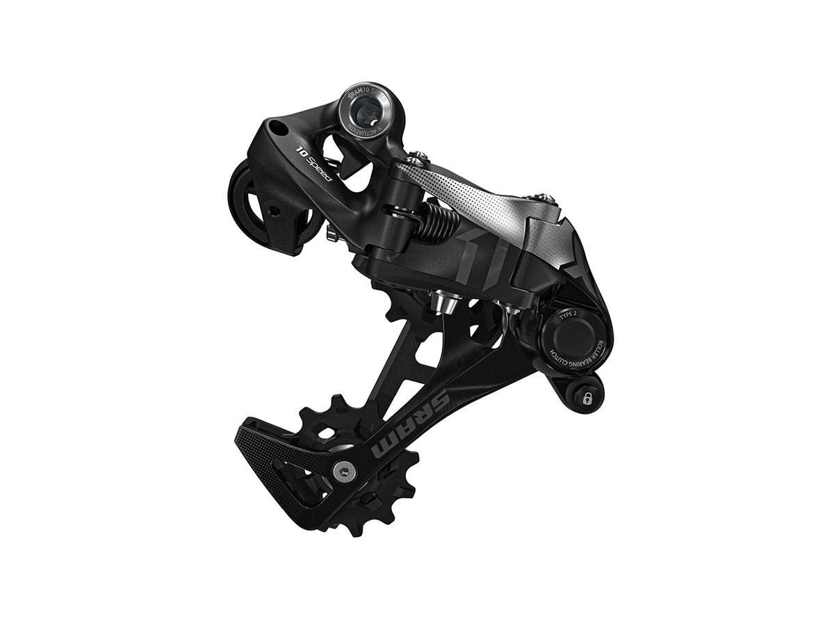 SRAM X01 DH X-Horizon 10 Spd MTB Rear Derailleur - OEM Black - Gray Medium Cage