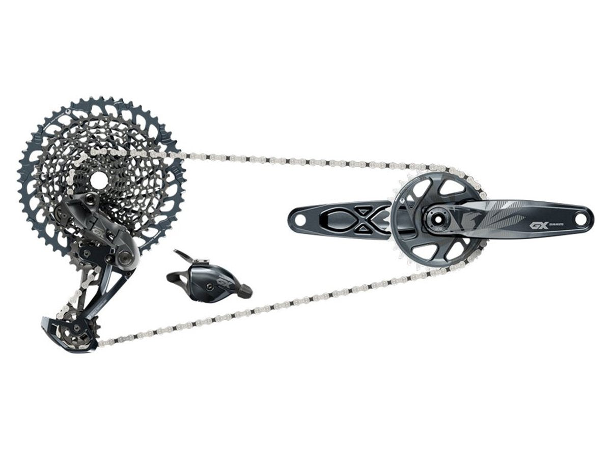 SRAM GX Eagle Boost DUB 12 Spd Groupset - 10-52T - Lunar Lunar 170mm