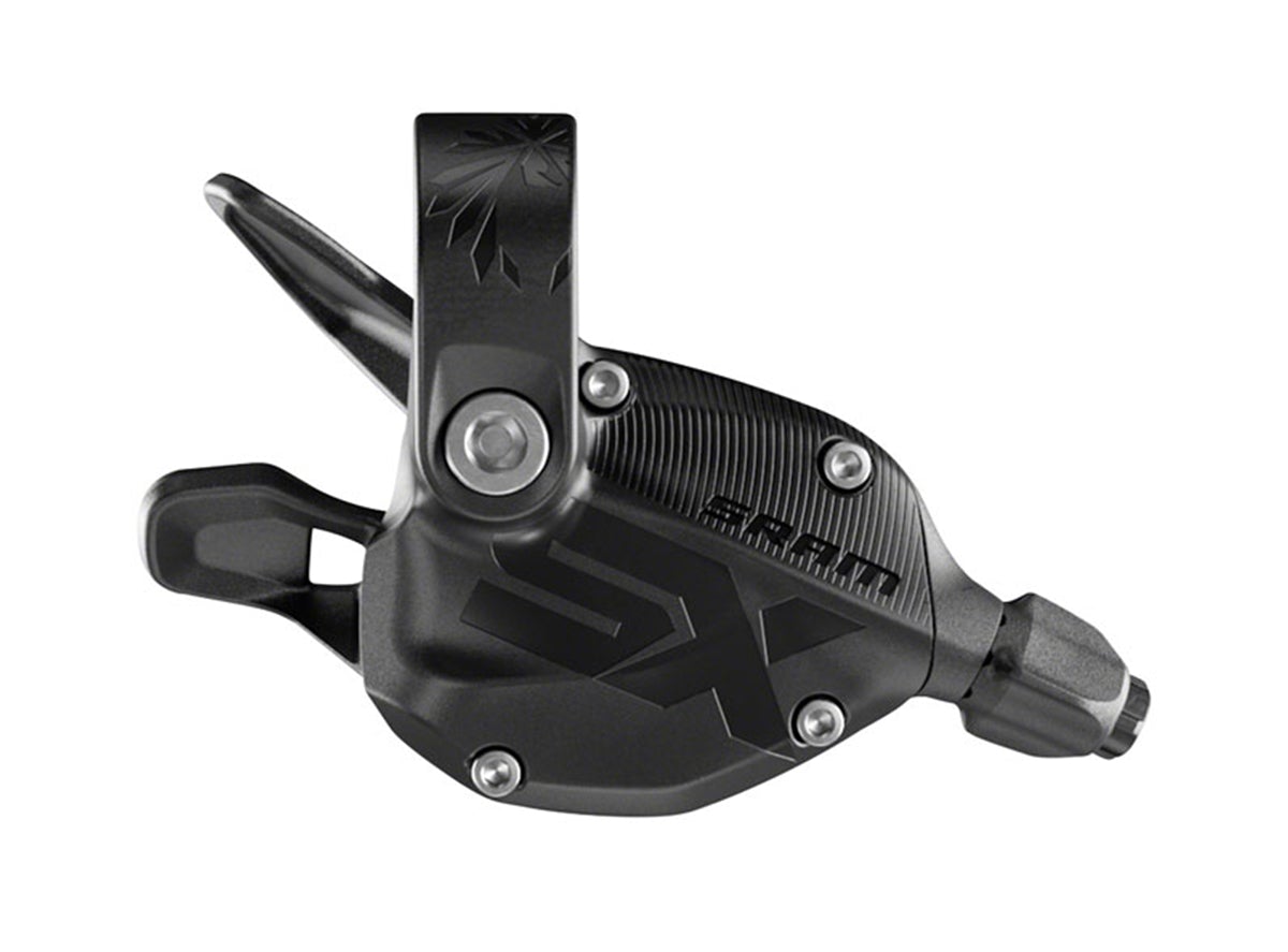 SRAM SX Eagle 12 Spd Rear Trigger Shifter - Single Click Black Discrete Clamp - A1