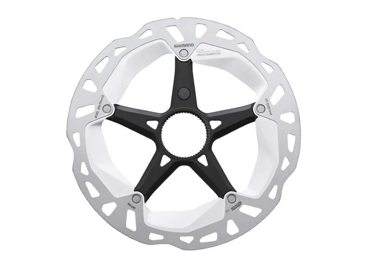 Shimano EM810 E-Bike Center Lock Disc Rotor Silver 203mm