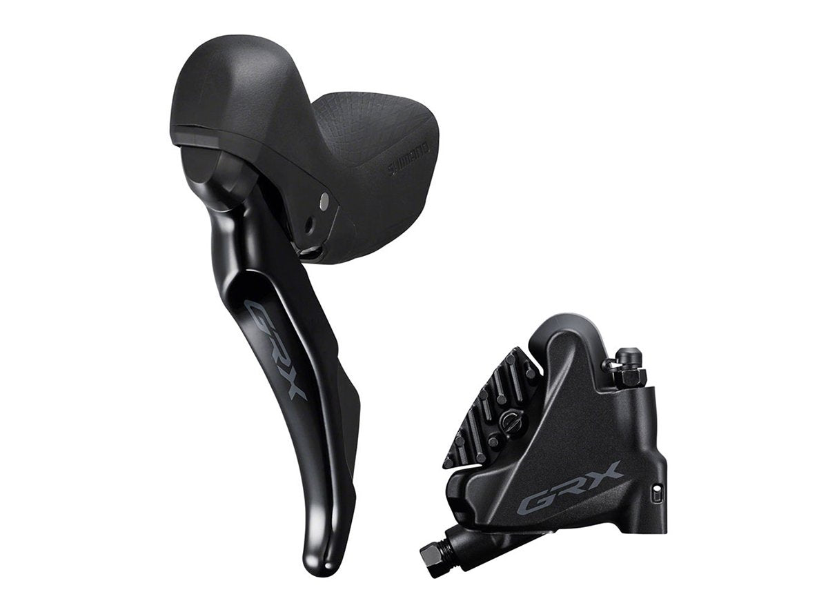 Shimano RX400 GRX Complete Shifter/Brake - Gravel Bike - Black Black Left Hand - Front - For 160mm Rotor