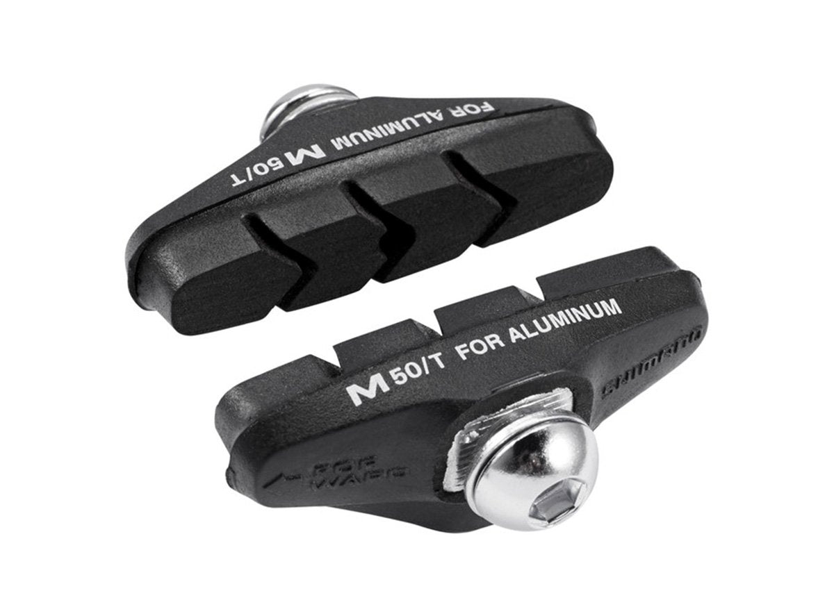 Shimano Sora/105 M50T Road Brake Shoes - Black Black Pair