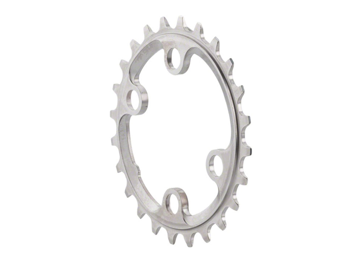 Shimano XTR M9000-M9020 Inner Chainring - Silver Silver 24t - 64mm - AS