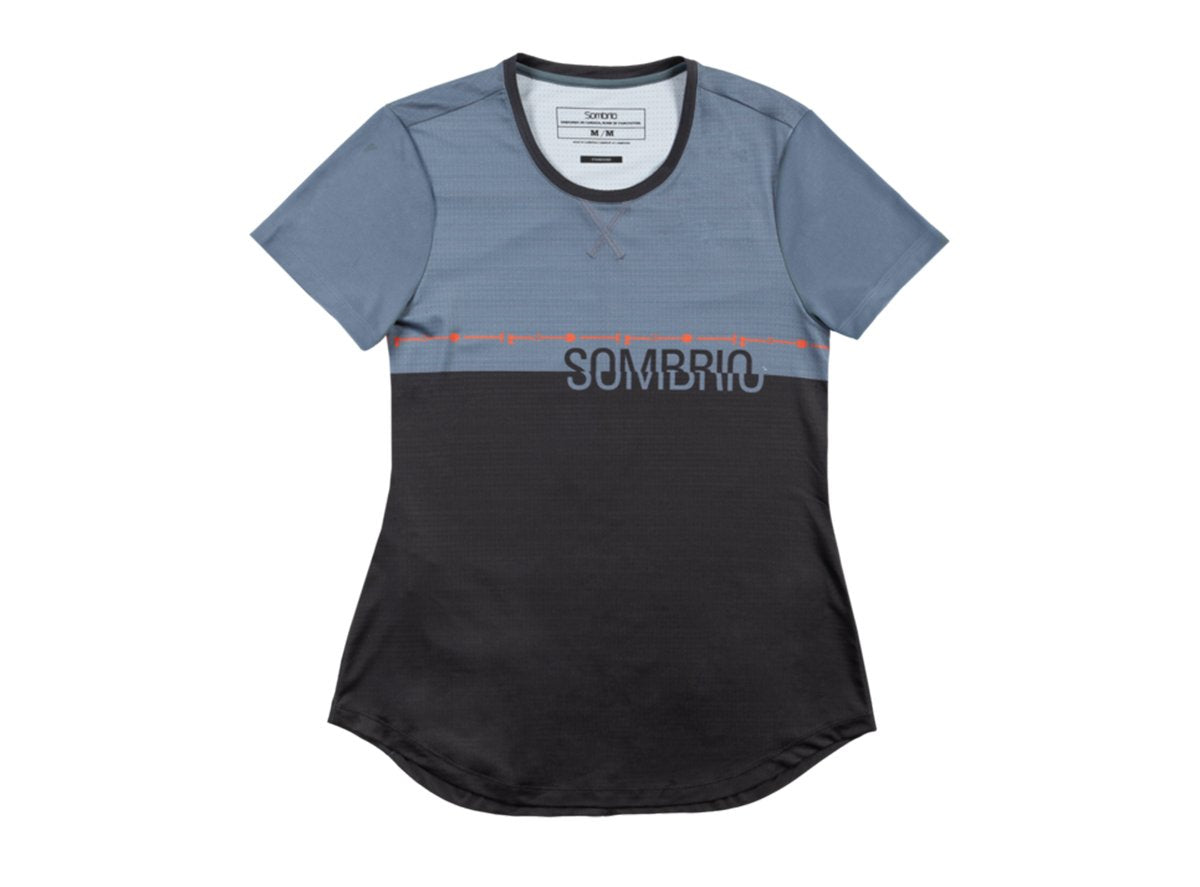 Sombrio Valley Short Sleeve MTB Jersey - Womens - Black-Stone - 2021 Smblksto X-Small