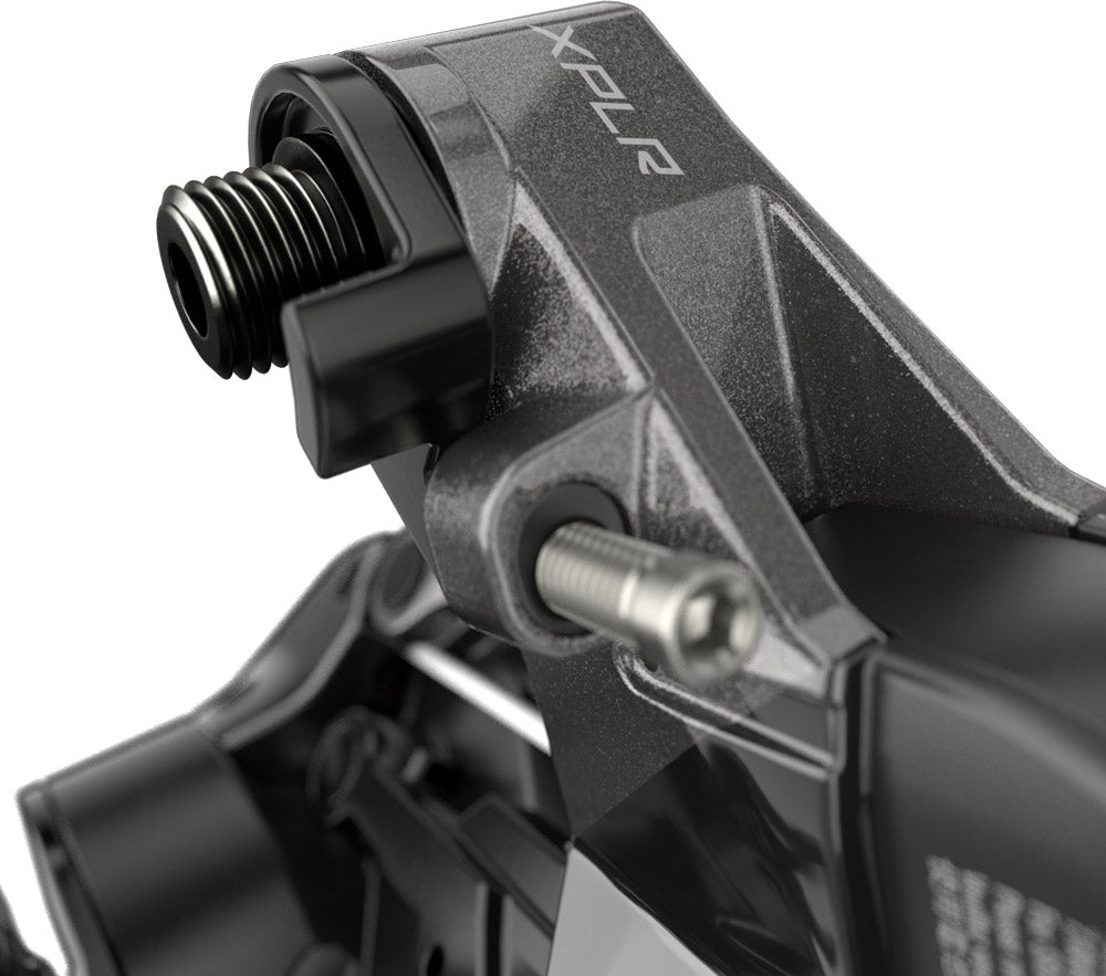 SRAM Force XPLR AXS D2 12 Spd Rear Derailleur - Unicorn Gray-Laser Foil
