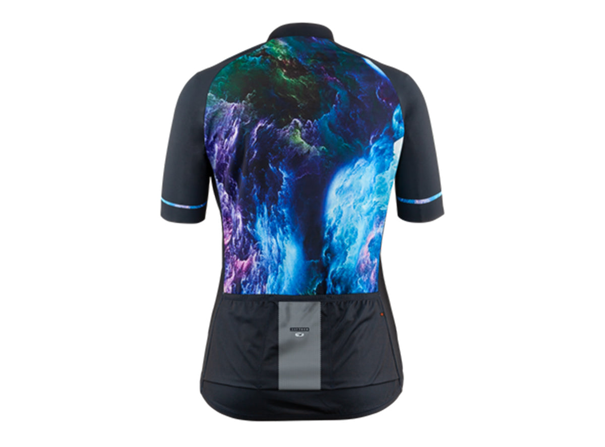 Sugoi Evolution Zap 2 Short Sleeve Jersey - Womens - Deep Navy-Thunder Sky