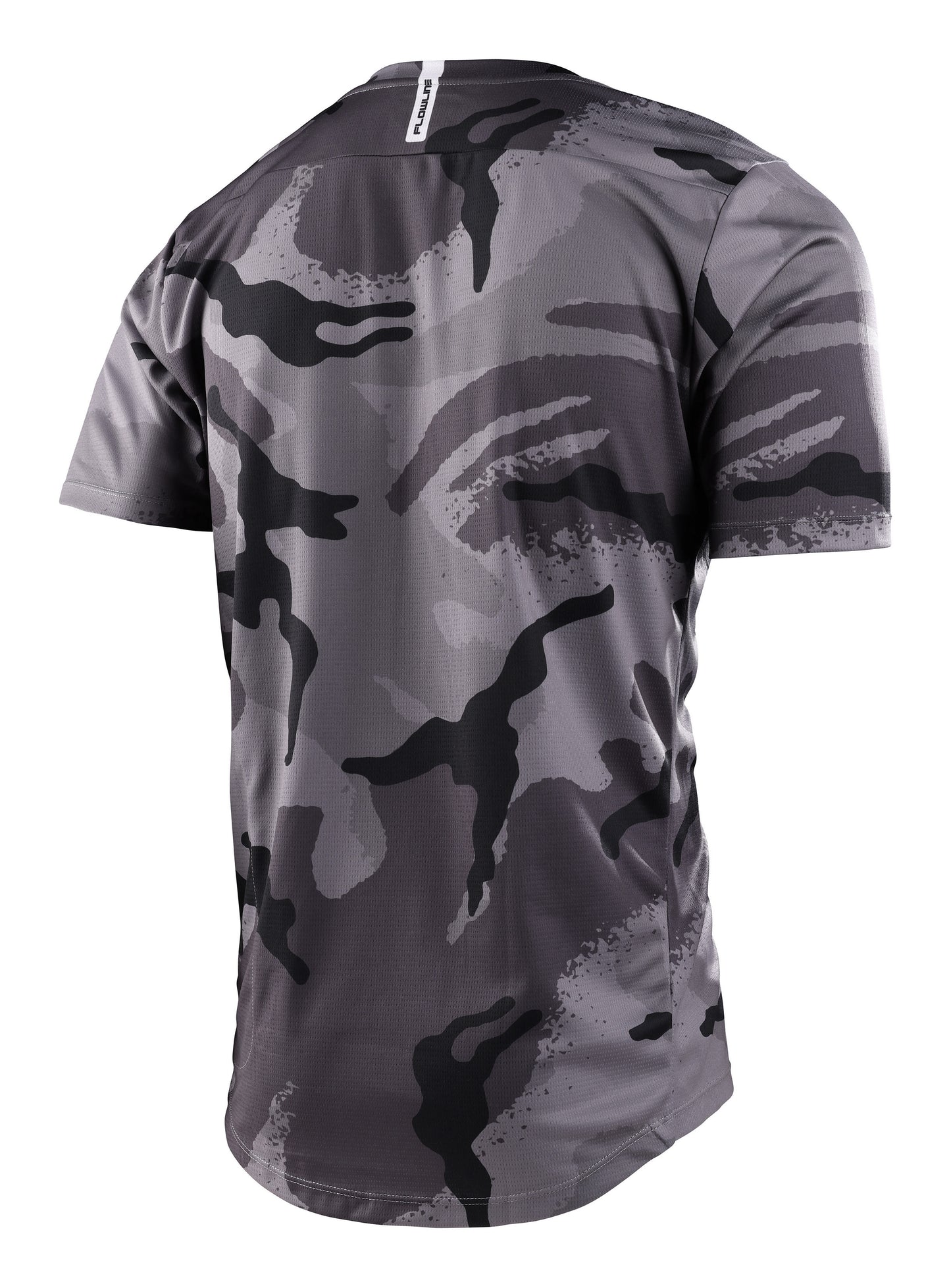 Troy Lee Designs Flowline Short Sleeve MTB Jersey - Cams - Carbon - 2023