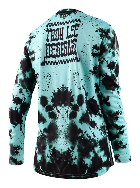 Troy Lee Designs Lilium Short Sleeve MTB Jersey - Womens - Micayla Gatto - Mist