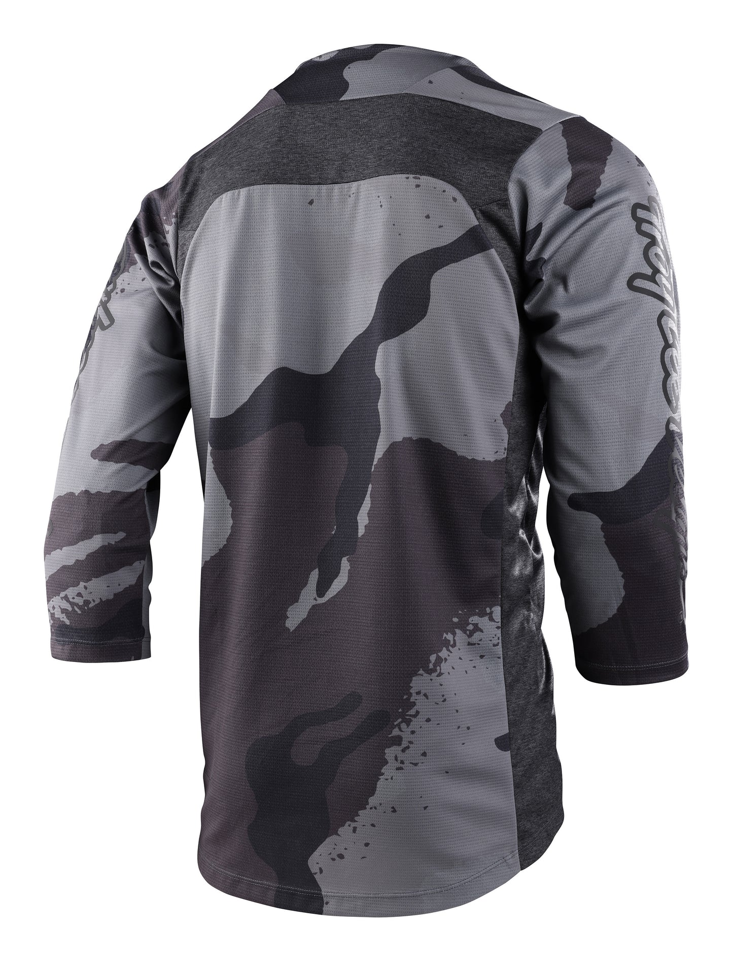 Troy Lee Designs Ruckus 3/4 Sleeve MTB Jersey - Camber Camo - Black Heather