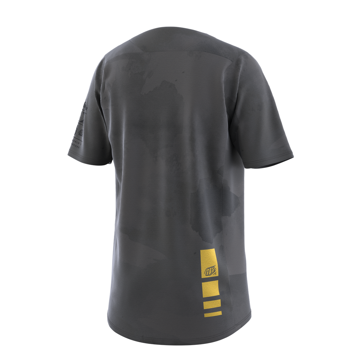 Troy Lee Designs Skyline Short Sleeve MTB Jersey - Blocks - Youth - Charcoal - 2023