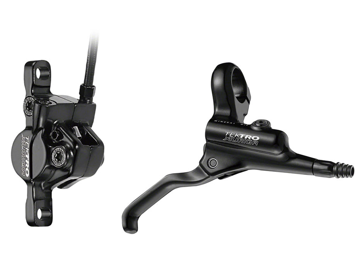 Tektro Auriga HD-M290 MTB Disc Brake and Lever - Front - Black Black Hydro - Post Mount