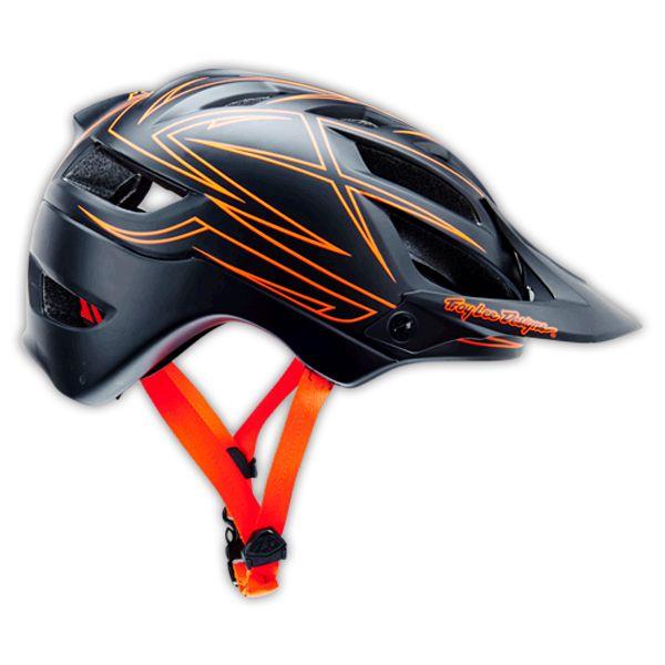 Troy Lee Designs A1 MTB Helmet - Pinstripe - Red Red X-Small/Small