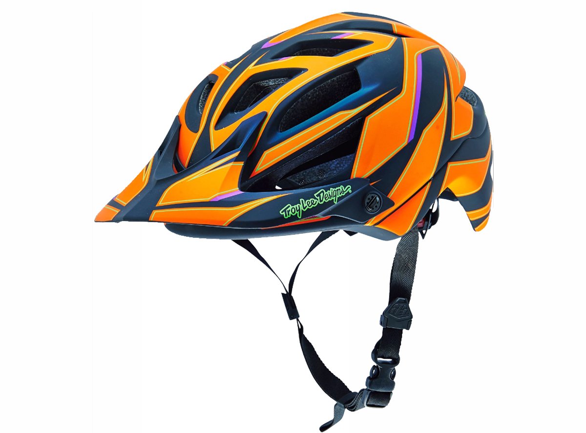 Troy Lee Designs A1 MTB Helmet - Reflex - Orange Orange Medium/Large
