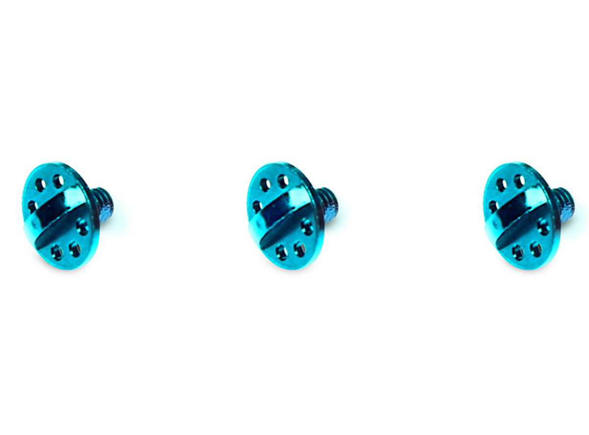 Troy Lee Designs A1/A2 Helmet Visor Screws - 3 Pack - Blue Blue