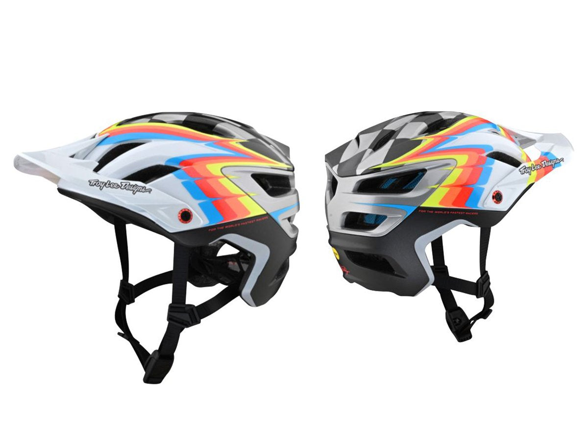 Troy Lee Designs A3 MTB Helmet - Ltd Edition - Sideway White - 2021 Sideway White Small